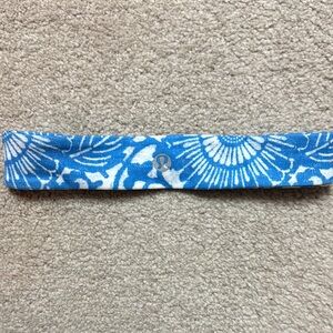 lululemon athletica Blue and White Headband